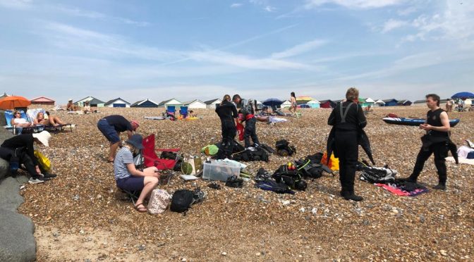 Widewater Beach, Shoreham-by-Sea, August 2020